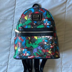 EUC Marvel Avengers Loungefly Backpack